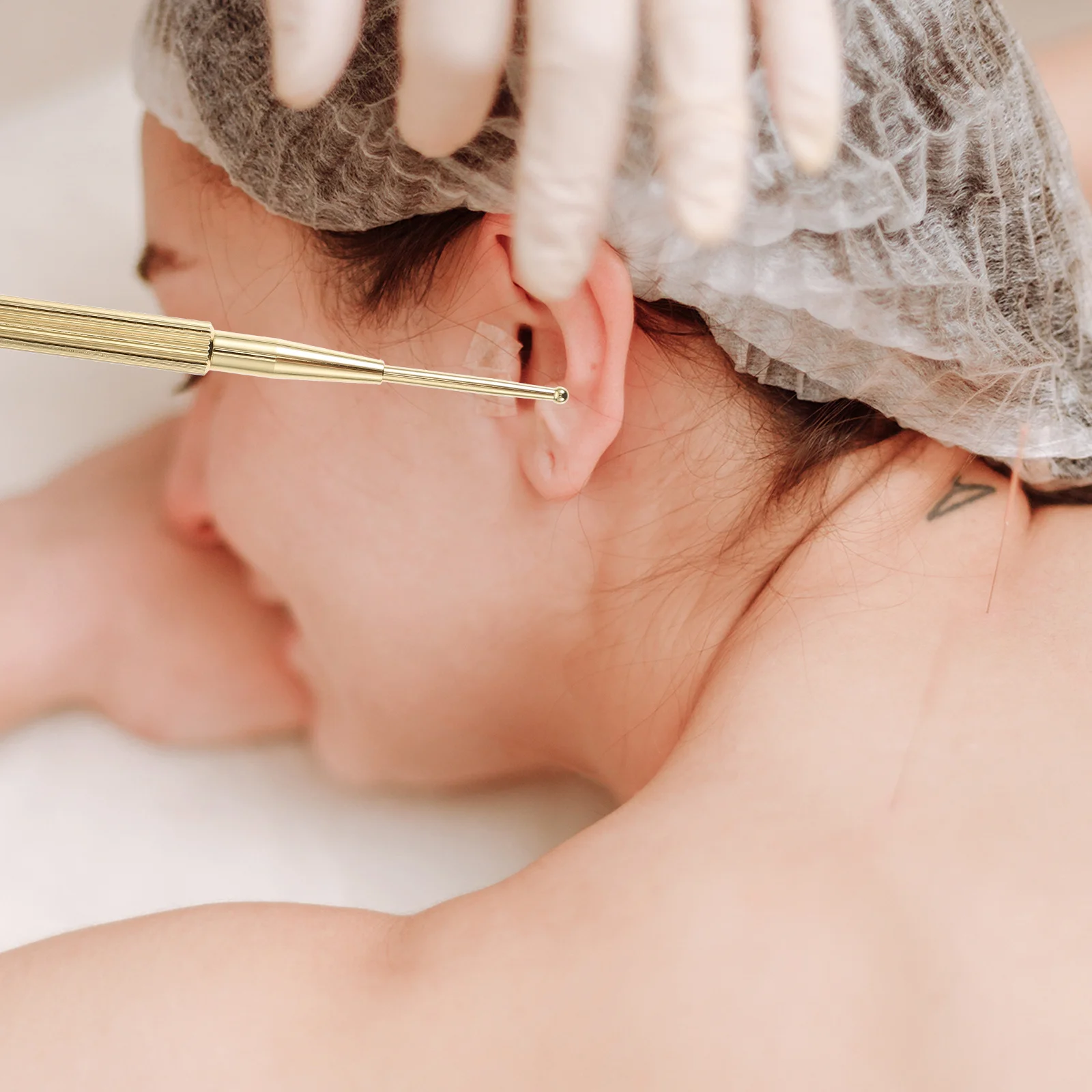 

2pcs Ear Acupuncture Point Probe Stainless Steel Precision Acupressure Pen For Ear Therapy Detection Acupuncture Tools