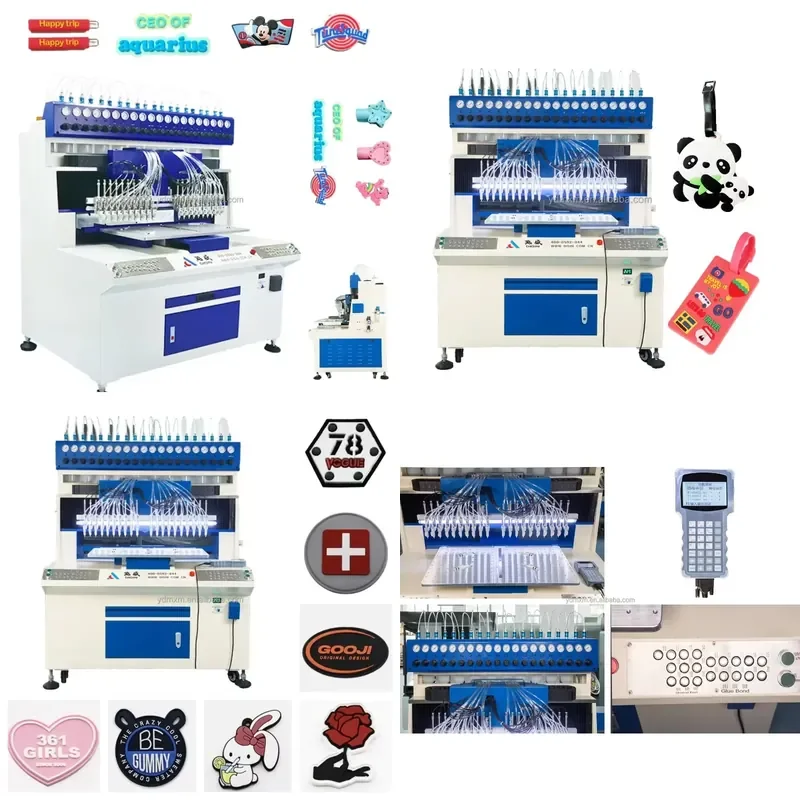 High Quality Automatic PVC Children's Cartoon Hair Clip Making Machine for Rubber Drip Molding Manufacturing Machinery