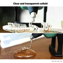 10 Clear Hot Melt Glue Sticks 7x100mm #6