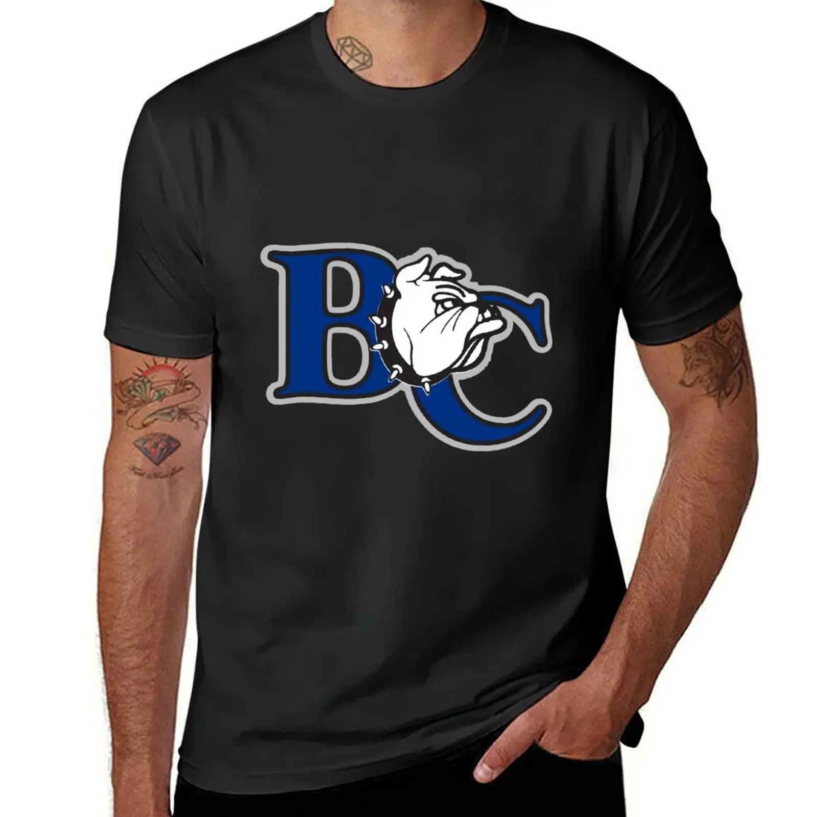 Barton College logo T-Shirt quick-drying for a boy plus size tops Blouse t shirt men