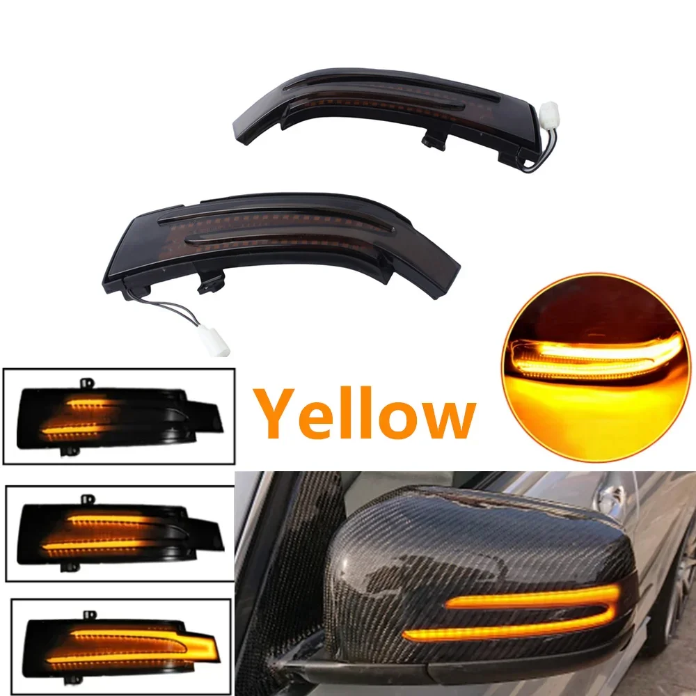 LED Rearview Mirror Turn Signal Light Blinker Repeater Side Mirror Lamp for Mercedes-Benz W463 W251 W166 X166 GL/ML/R/G Class