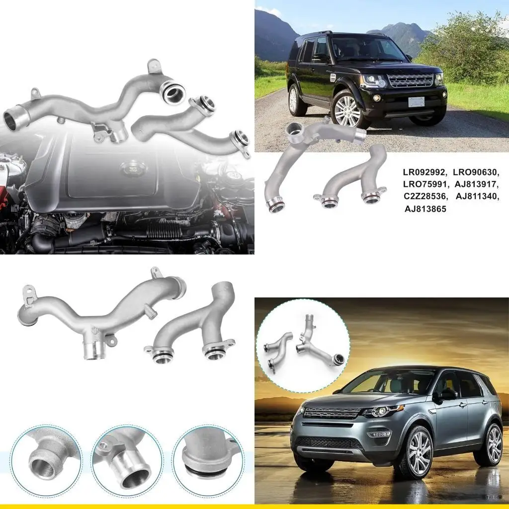 

SZCH Coolant Outlet Pipe LR090630 LR092992 Thermostat Top Crossover Hose for 3.0L 5.0L Engines Esy to Install