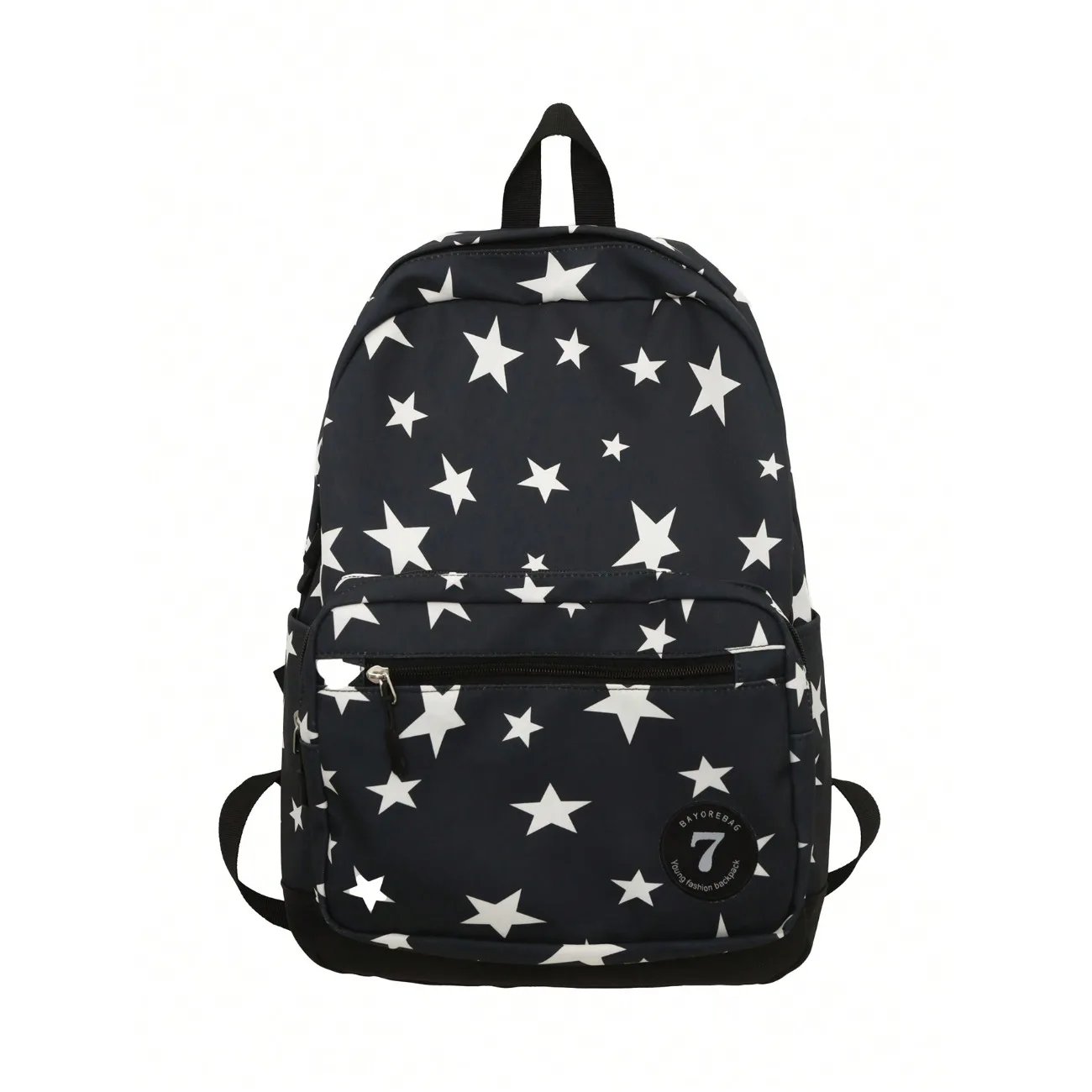 Colorful Star Print Backpack, Middle/High School Bookbag, College Student Casual Backpack, Travel Bag , Back To School
