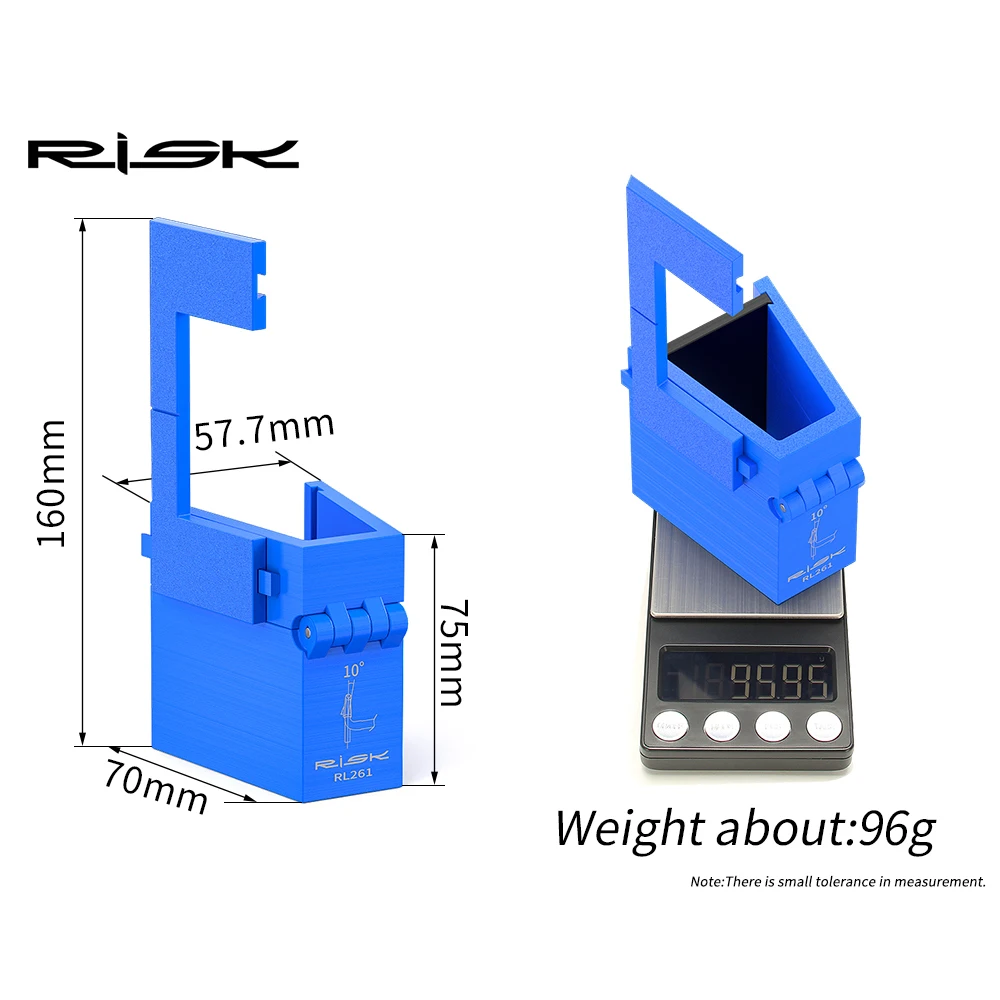 RISK Bicycle Shift Lever Inward Bending Angle Measuring Tool Angle Finder Ruler Measurement Gauge