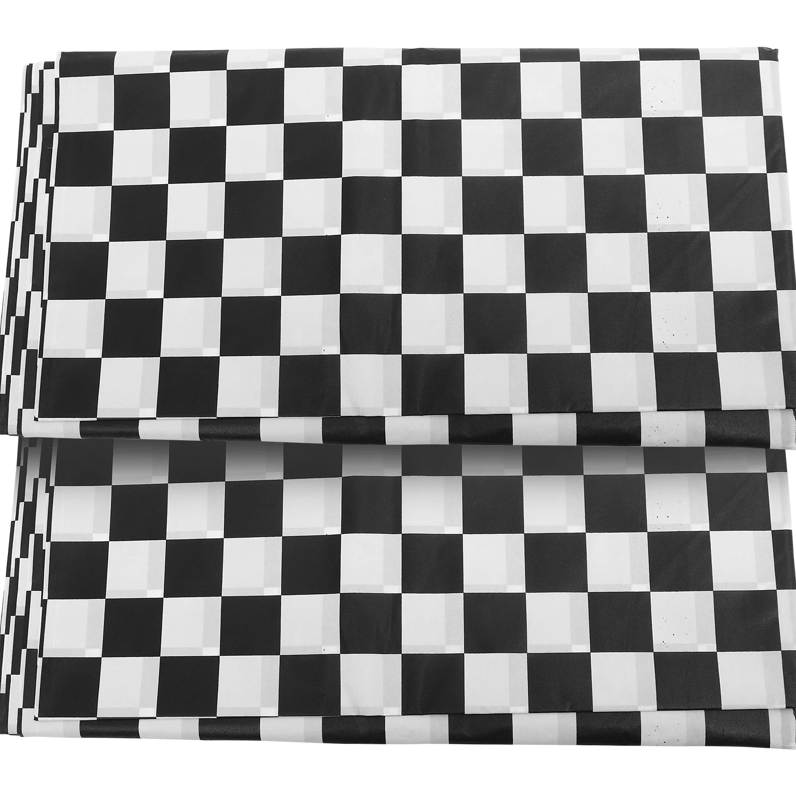 

2Pcs Thickened Plastic Checkered Tablecloth Rectangular Dining Table Covers Decorative Protective Table Cloth for Home Party