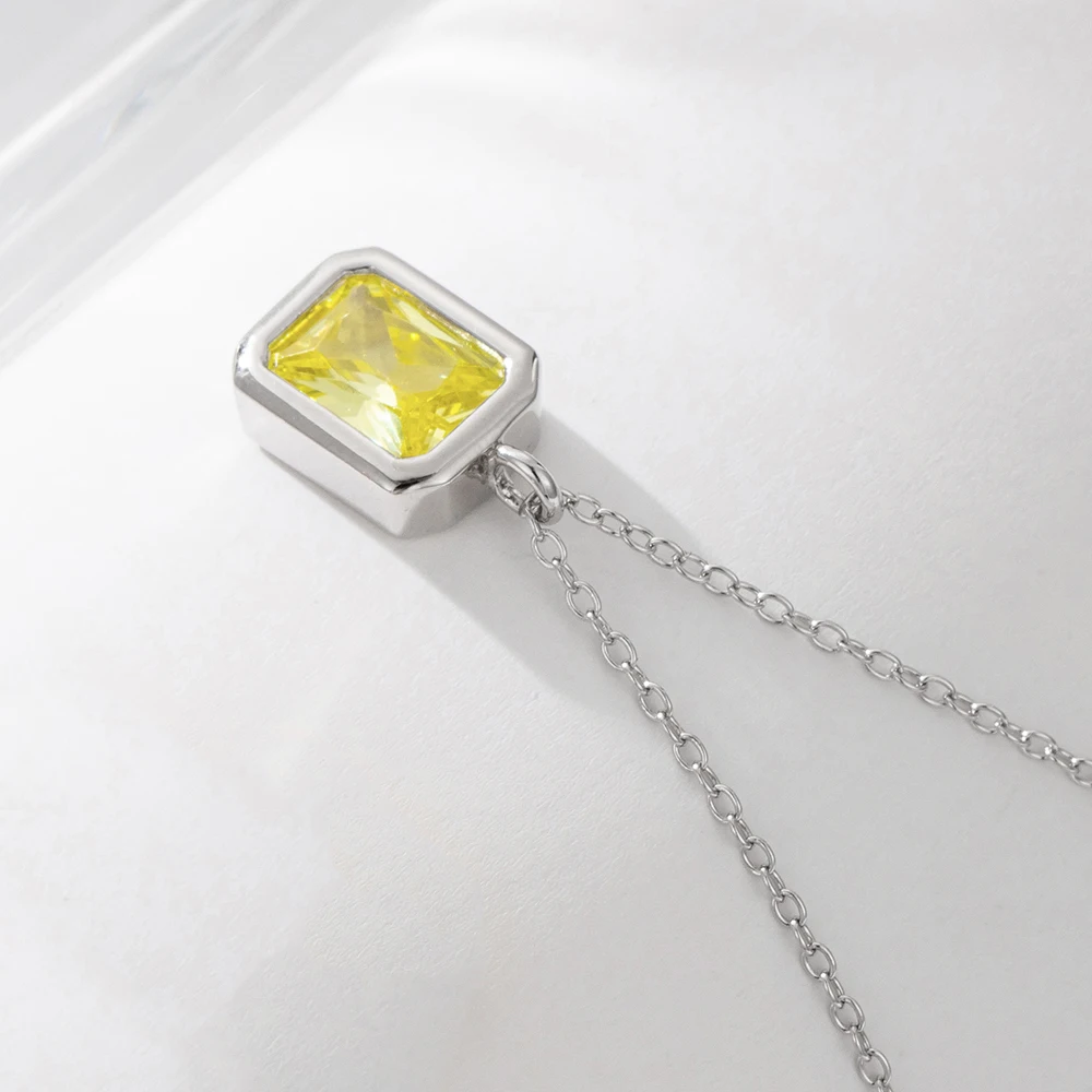 925 Sterling Silver Gold Plate - đánh giá và giá Bezels Set Pendant