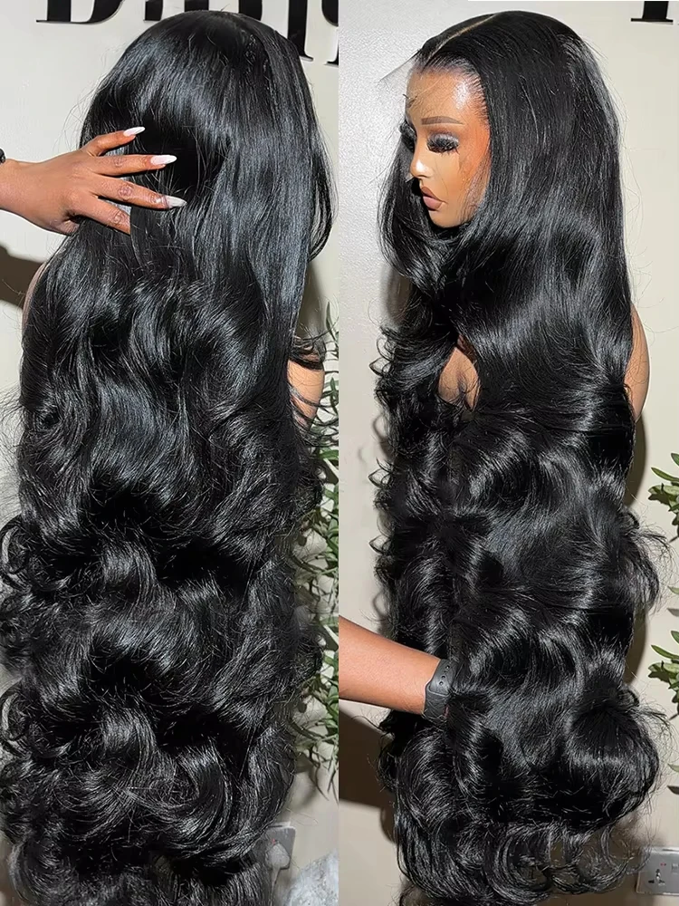 

40inch Hd Body Wave Lace Frontal Wig Pre Plucked 13x4 13x6 Loose Wave Wig 100% Human Hair Wigs On Clearance Sale Glueless Wig