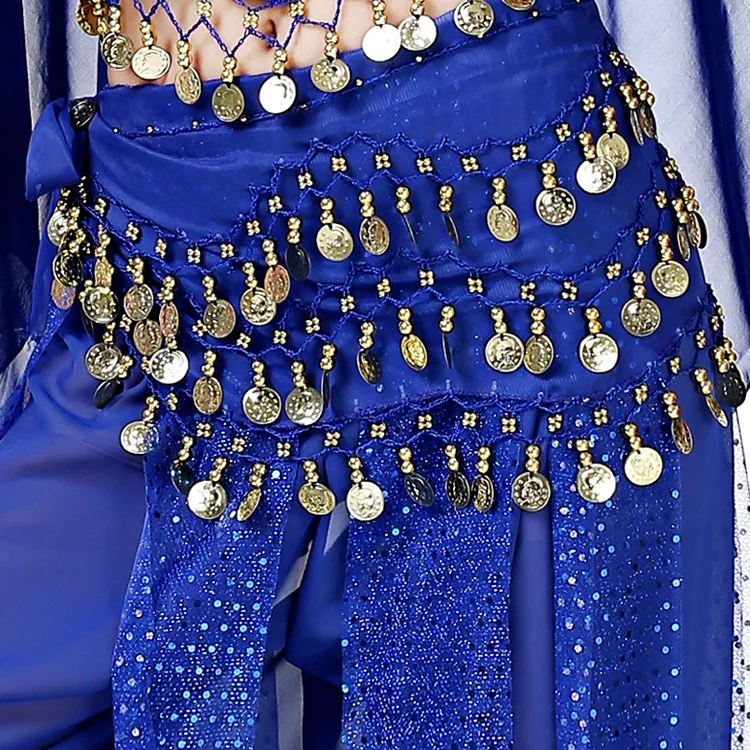 Traje de danza del vientre personalizado para mujer, cadena de cintura, accesorios de cadena para el cuerpo sexy, bufanda de cintura, bufanda de cadera de rendimiento indio