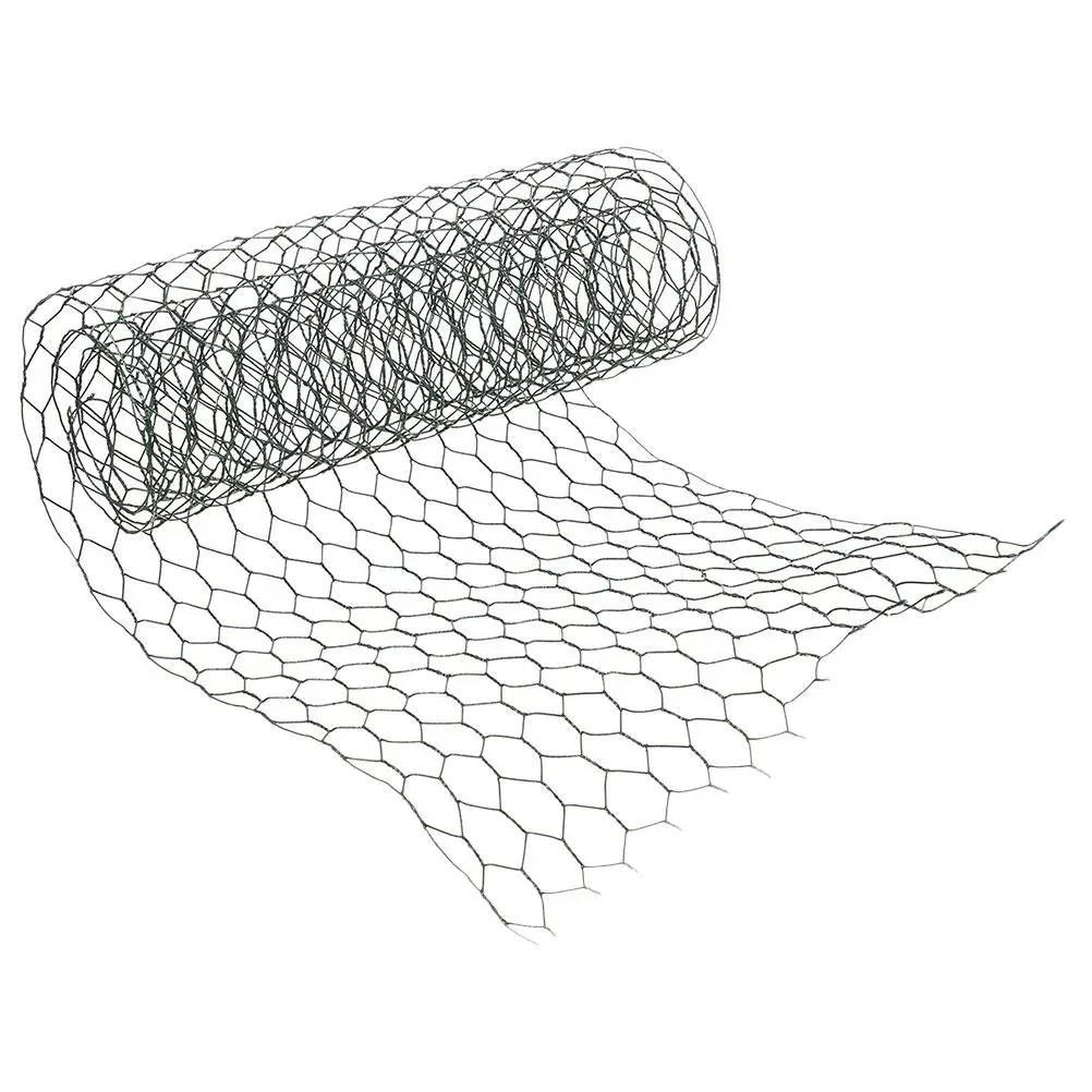 1 Roll Iron Flower Wire Netting Sturdy Mesh for Floral Arrangement DIY Craft Supply Garden Use Floral Chicken Wire - view 5
