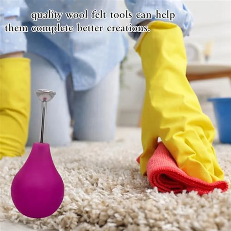 ABHI-Ball Brause Sprinkler For Wet Felting, Sprinkler Ball Brauser, Purple Ball Brause Sprinkler For Wet Felting Durable Easy In