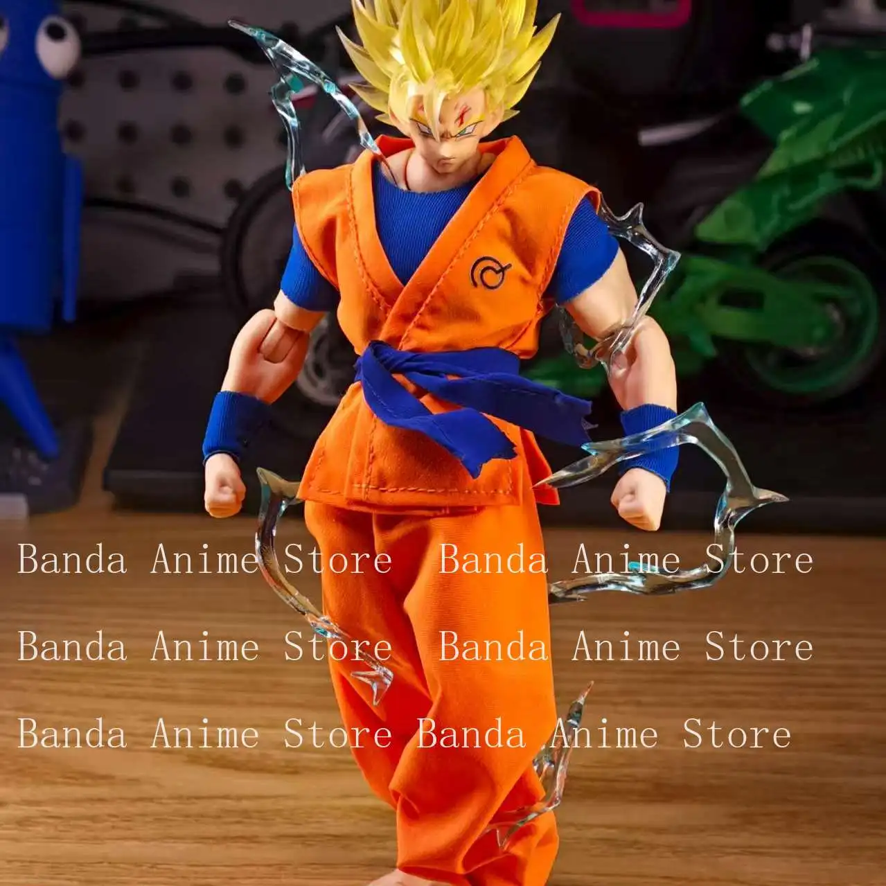 Dragon Ball Shf Series Figures Son Goku Daoist Robe Orange Blue Uniforms Training Suit Clothes Accessories Gift Toys In Stock - view 2