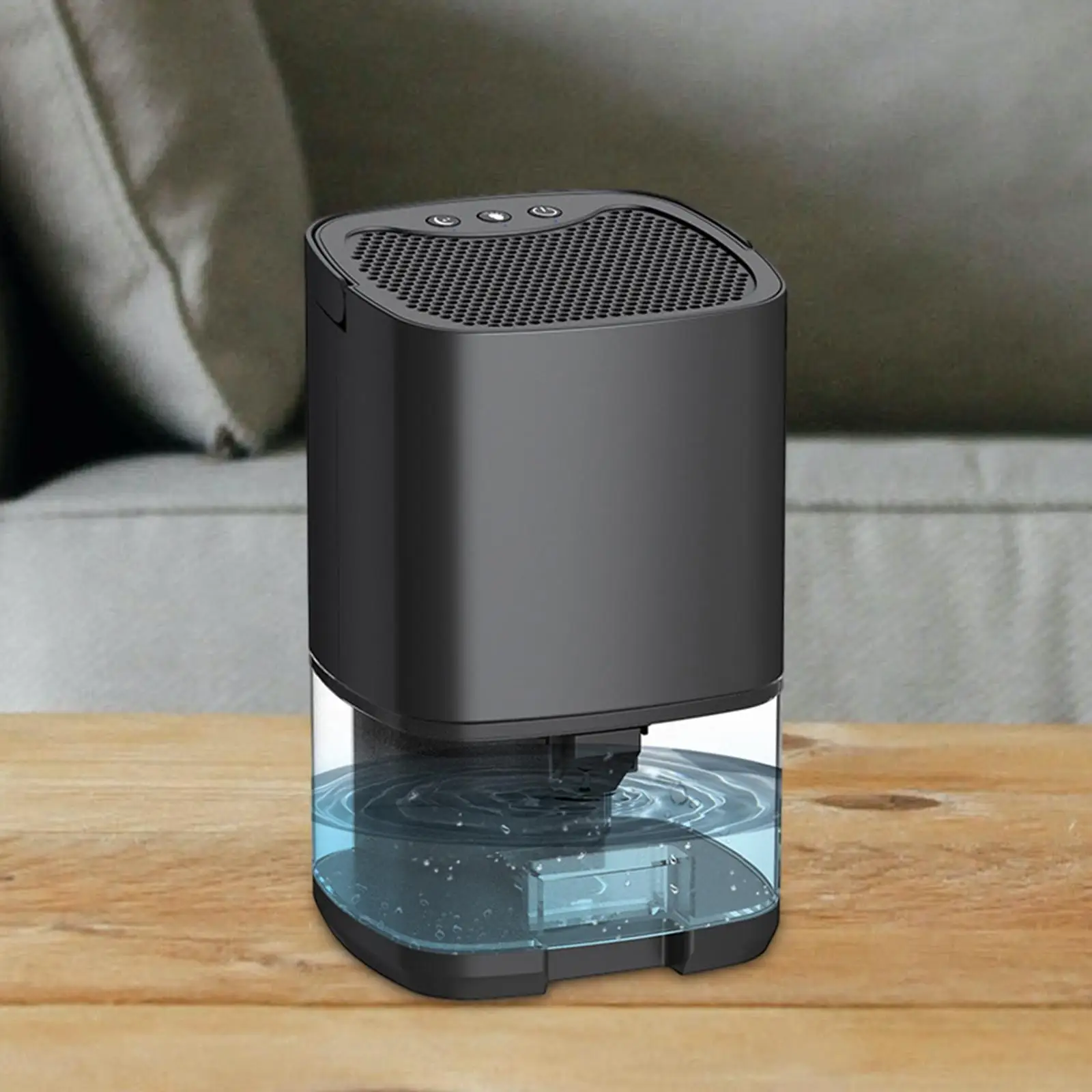 Deumidificatore elettrico silenzioso con luce notturna portatile spegnimento automatico assorbitori di umidità per camera armadio armadio seminterrato lavanderia