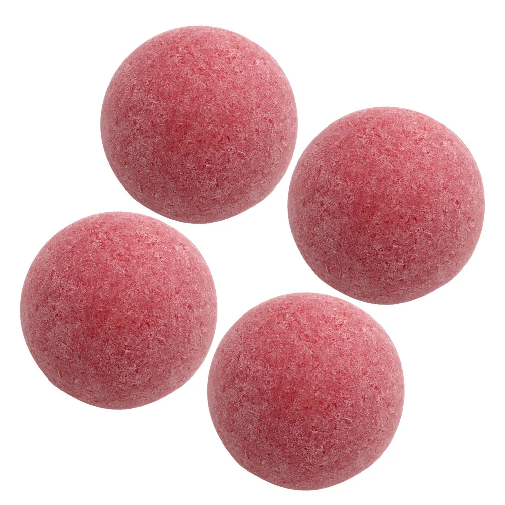 

Набор из 4 матовых футбольных мячей для настольного футбола, красные, 36 мм, стандартный размер, с улучшенным сцеплением, сменные мячи для дома и школы