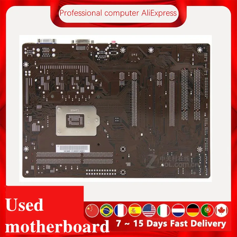 For Biostar TH61A Computer Motherboard LGA 1155 DDR3 For Intel H61 H61M Original Desktop Used Mainboard