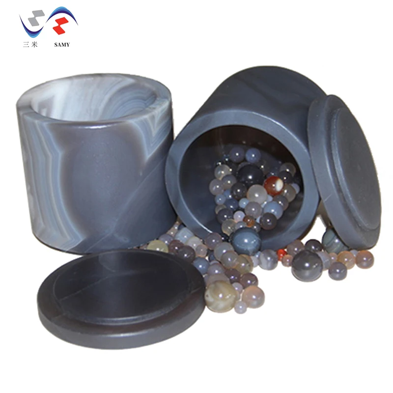 Agate Grinding Jars Grade A Type Agat Pot 50ml 100ml 250ml 500ml 1L 2L Agate Tanks Laboratory Ball Mill Machine Accessories