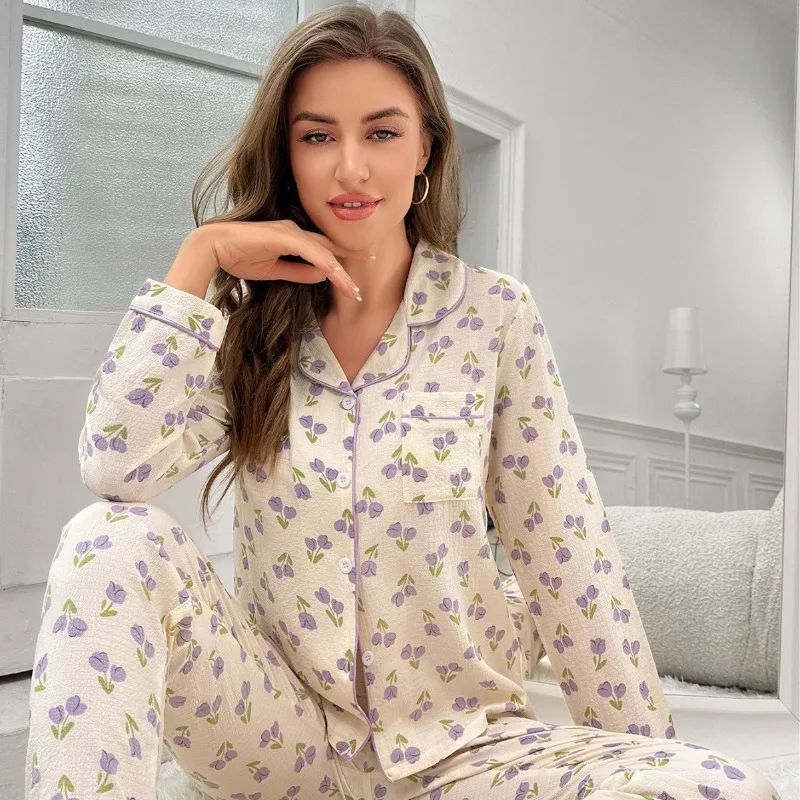 

Tulip Home Clothes Sleepwear Set Winter Season Other Material Home Comfortable Pyjamas for Men And Women