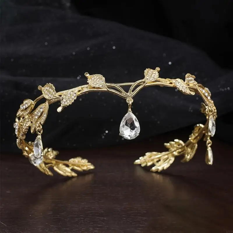 Princesa Crystal Tiaras elfa -cabeça da cabeça da cabeça da testa