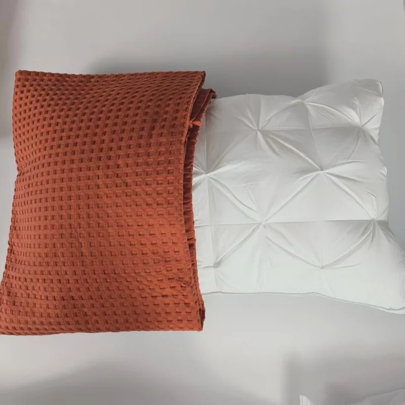 48*74cm White Sleeping Pillow For Hotel Home Adult Student Soft Neck Healthcare Support AB Side Pure Cotton Face Pillow Core