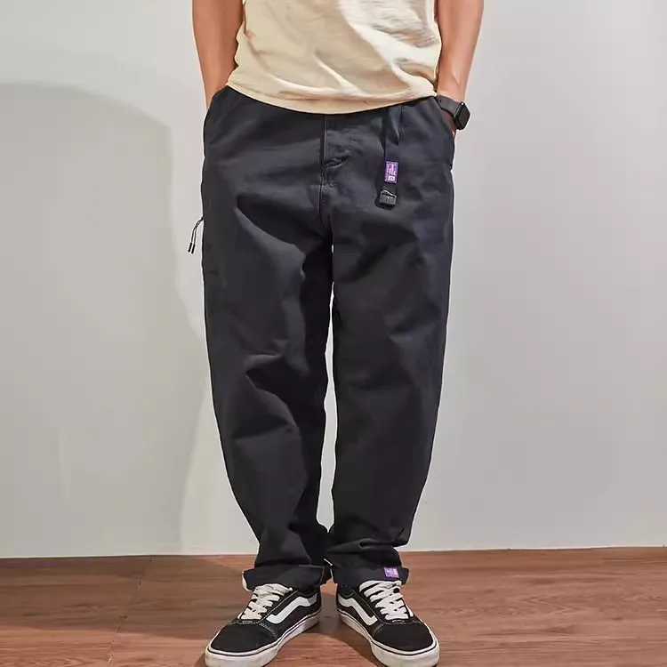 

Свободные прямые брюки Харлан, мужские повседневные брюки, осень-зима, большие размеры 300, удобные мягкие полиэфирные волокна