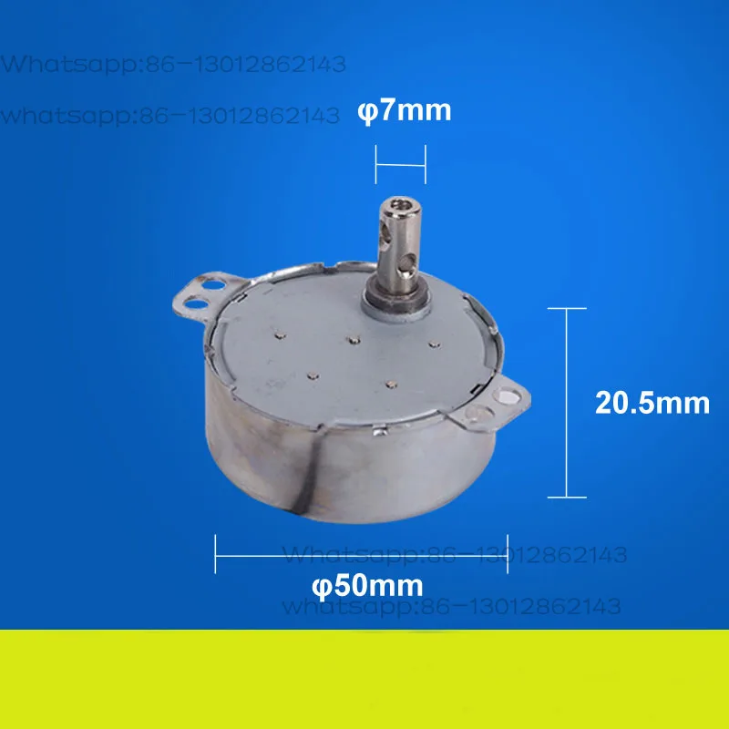 TDY50 non-oriented permanent magnet synchronous gear motor 220V 4W 0.8/1.8/2.5/5/10/15/30 RPM 49KTYZ small motor