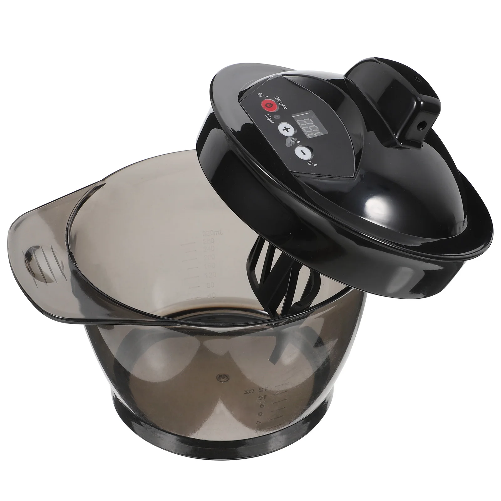 

1 комплект, 1 комплект, электрический миксер для краски волос, прозрачная автоматическая миска для смешивания для салона, домашнего использования, принадлежности для окрашивания волос, парикмахерский инструмент для окрашивания