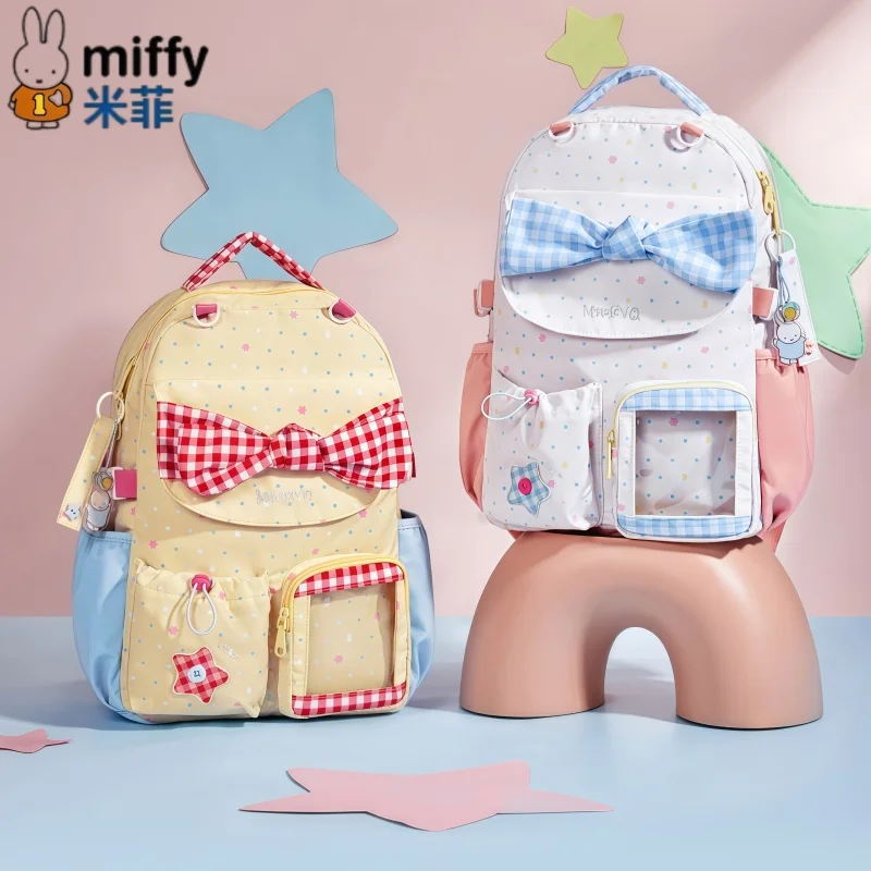 bolso-de-hombro-doble-con-lazo-miffy-nuevo-diseno-elegante-gran-capacidad-mochila-de-viaje-serie-de-regalos-coleccionables-clasicos