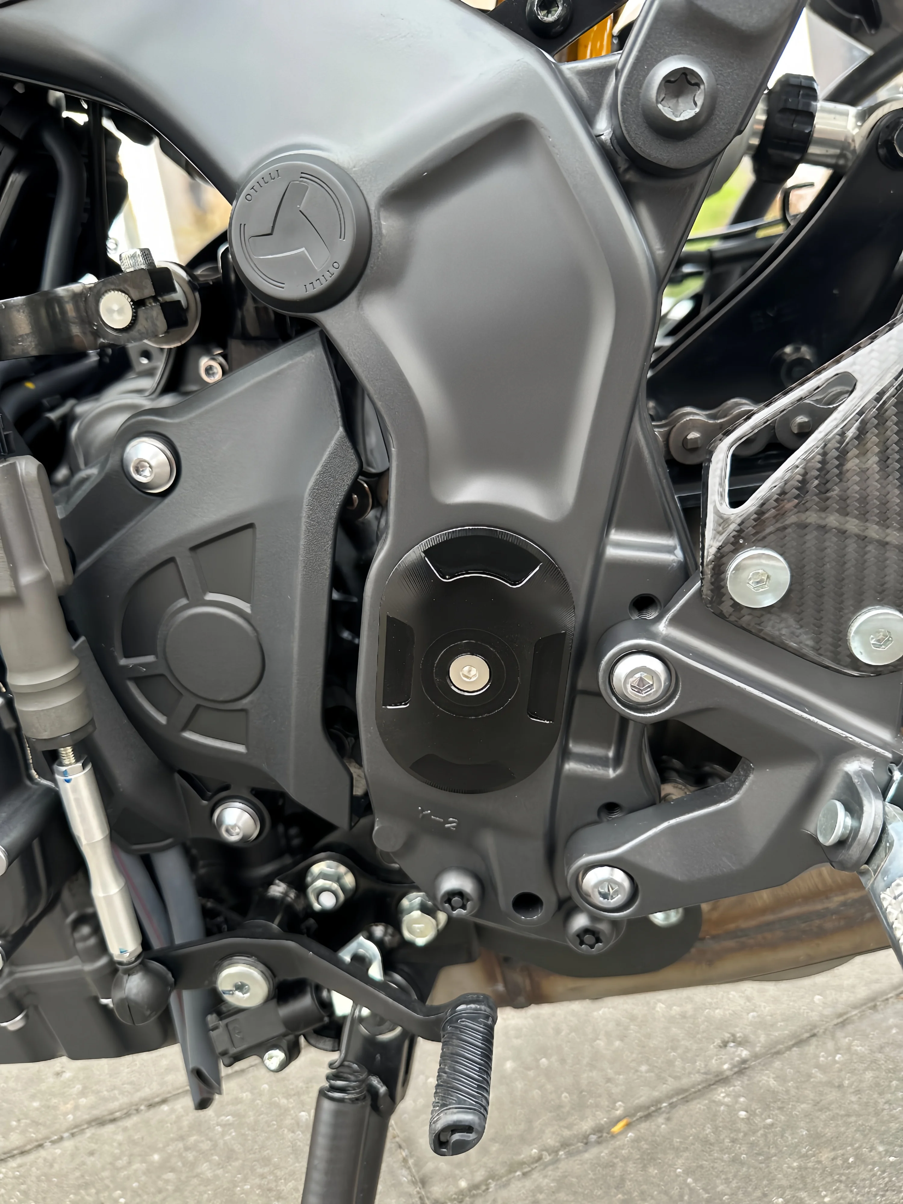 FOR YAMAHA Tracer9 GT Tracer9 GT+& Y-AMT  MT09 MT09 SP MT09 Y-AMT XSR900&GP NEW Motorcycle Frame Hole Cover Caps CNC 2021-2026 view 2