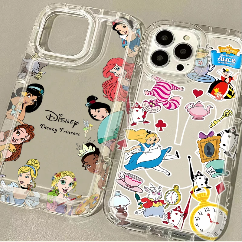 Disney Princess Silicone Case for Xiaomi 13T 12T 14 13 12 Pro 10 11 Lite 5G NE POCO X6 X5 X4 GT X3 NFC F3 F4 F5 F6 Pro M5S Cover