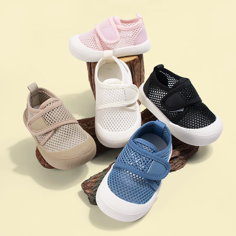 2025 Spring Summer New Arrival Low Top Multi Color Mesh Casual Sneakers Soft Sole Anti-Kick Toe Cap Unisex Durable Comfortable K