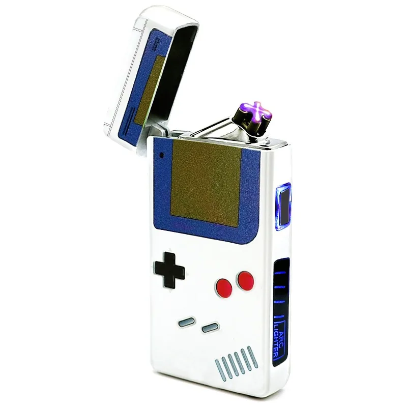 

2025 Newest 1pcs USB Rechargeable Retro Gamer Lighter - Windproof Electronic Arc Lighte - Unique Gadgets- Interesting Small Gift