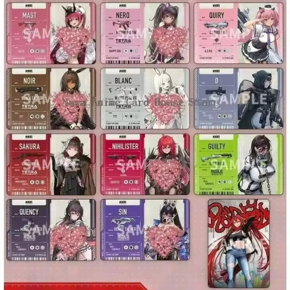 Spot Korean Version of Victory Goddess BT01-BT08 Vs Kani TCG NIVEL Victory Goddess Nikke Anime Collection Card Toy Christma Gift - view 4