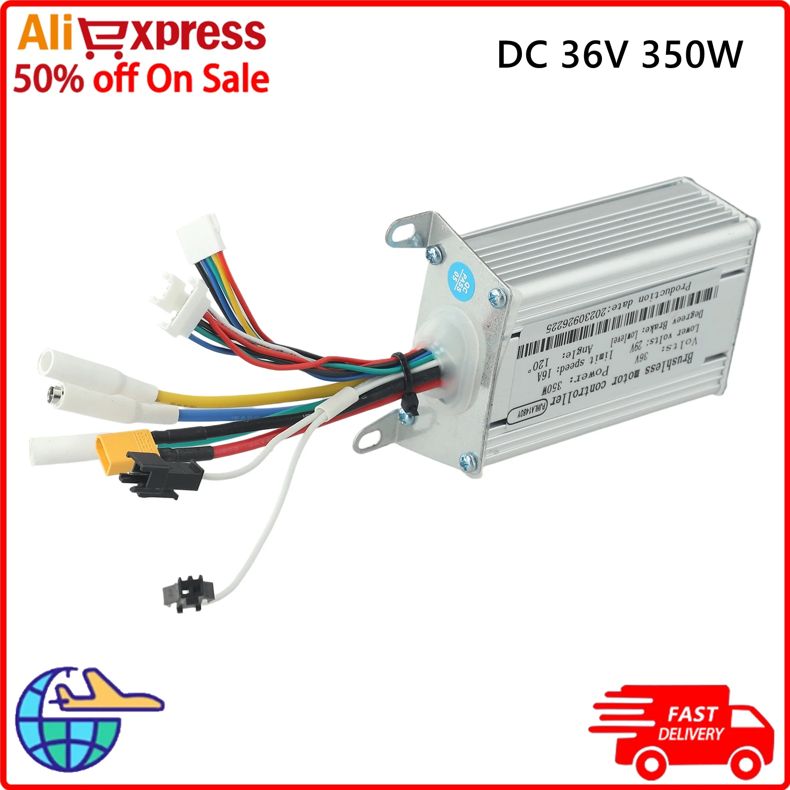 DC 36V 350W Controller Dashboard Accelerator Scooter Replace Suit For Electric Scooter Taillight Circuit Board Brake