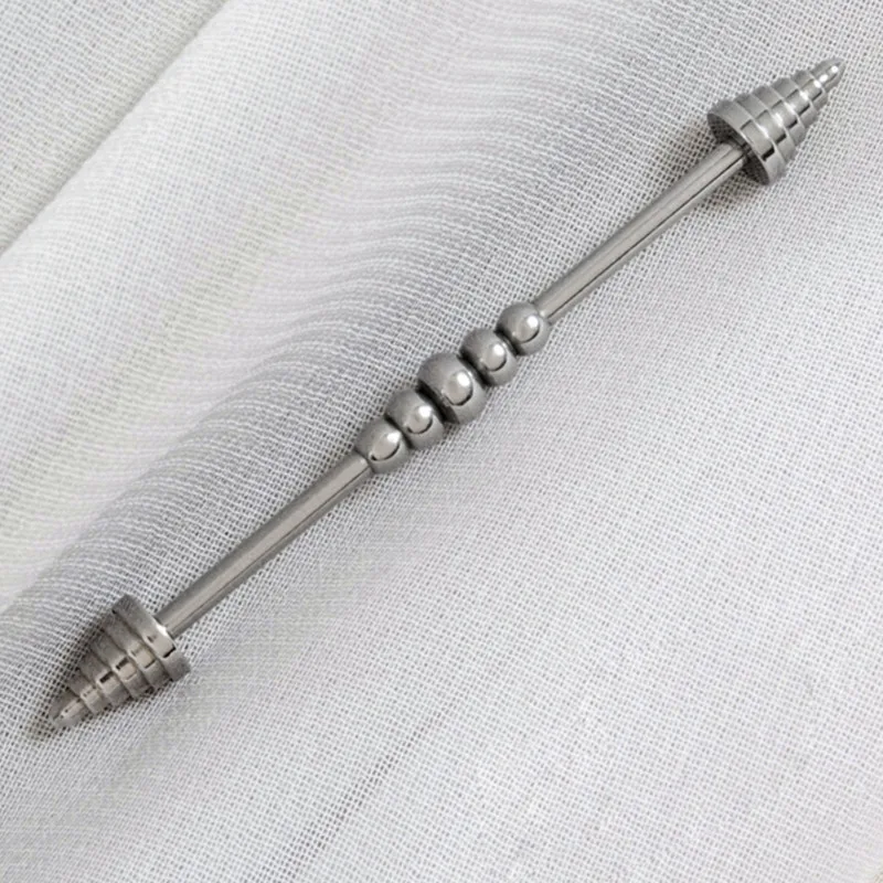 1pc Taper przemysłowe Piercing sztanga kolczyki na chrząstkę długie Ear Stud Helix chirurgiczne pręcik ze stali dla kobiet mężczyzn biżuteria do