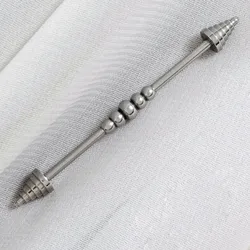 1pc Taper przemysłowe Piercing sztanga kolczyki na chrząstkę długie Ear Stud Helix chirurgiczne pręcik ze stali dla kobiet mężczyzn biżuteria do ciała 38mm