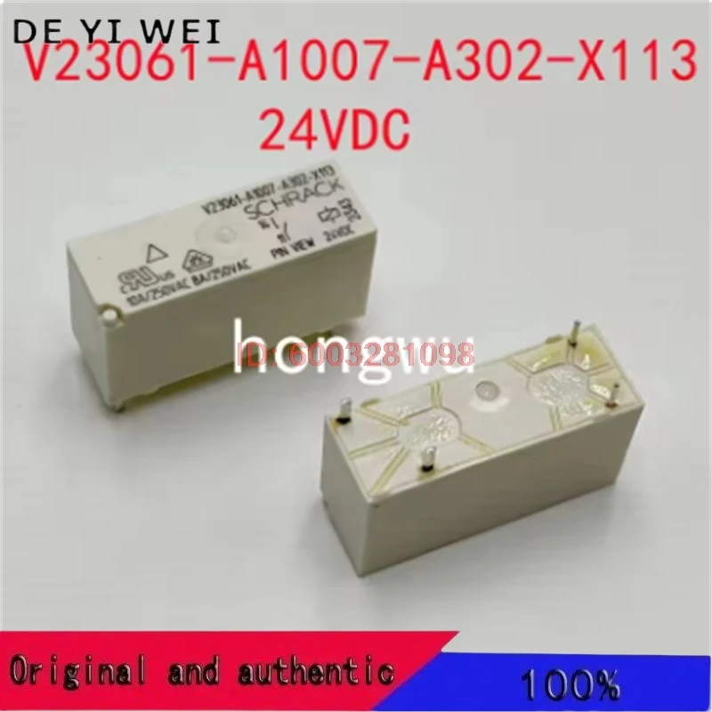 5 шт. 100% оригинальное новое реле V23061-A1007-A302-X113 DC24V 10A 4 контакта