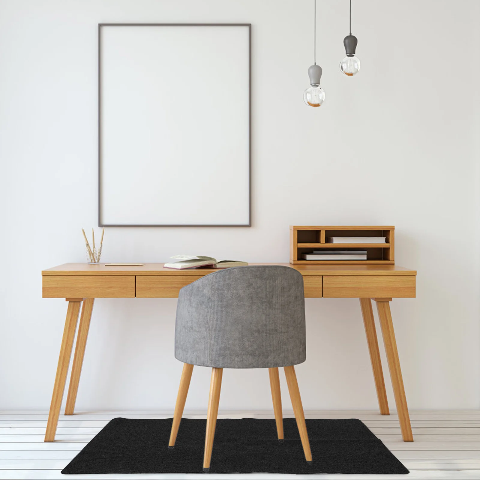 كرسي الكلمة حصيرة الثقيلة مكتب عمل كرسي حصيرة عدم الانزلاق سطح يحمي من الخدوش تسرب البقع نشمر التخزين