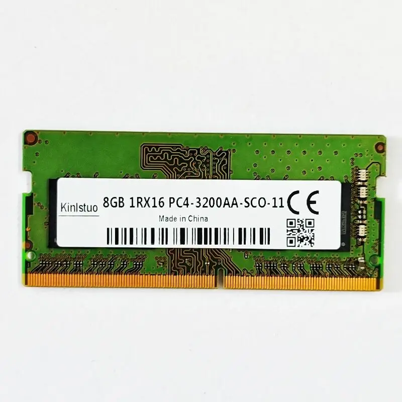 Mémoire de serveur d'ordinateur portable, modèle DDR4, capacité 8 go 8 go, fréquence d'horloge 3200/1.2 Mhz, broches PC4-3200AA-SCO-11 V, mémoire vive, so-dimm, 1rx 16