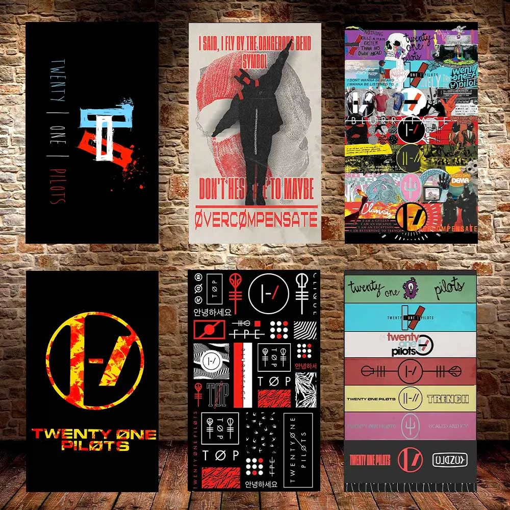 T-Twenty one pilots band Flag applicable to Garage or Outdoor For Decoration