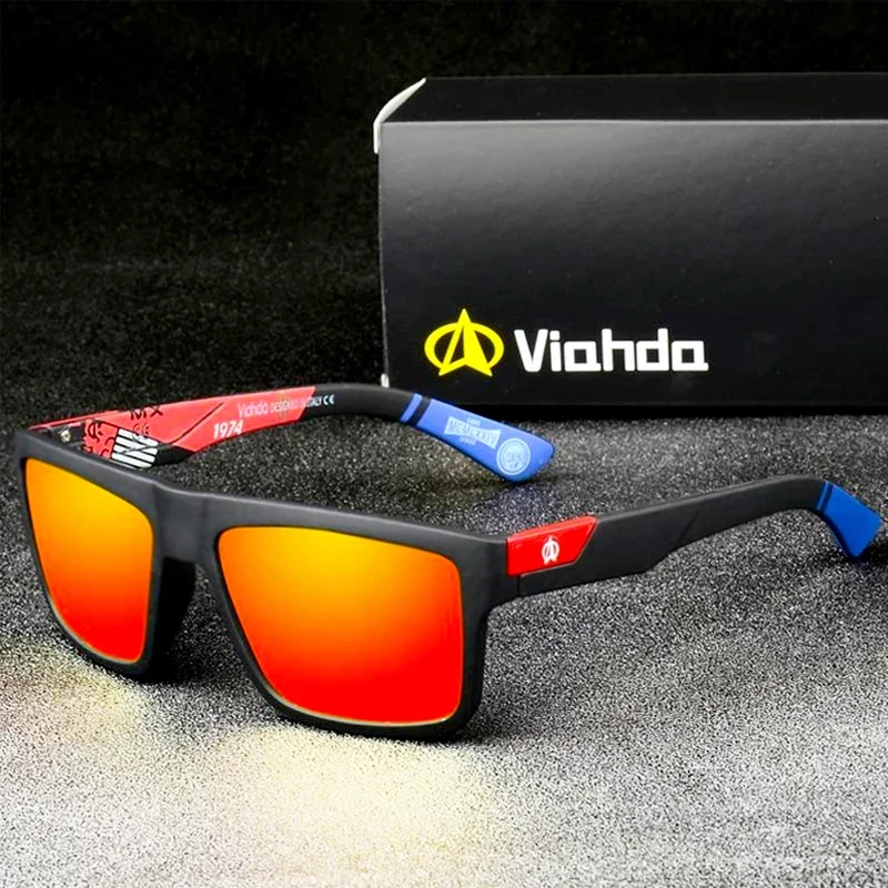 

VIAHDA New Polarized Sunglasses Men Driving Sport Fishing Hiking Climbing Sunshading Designer Sun Glasses Women Eyewear UV400