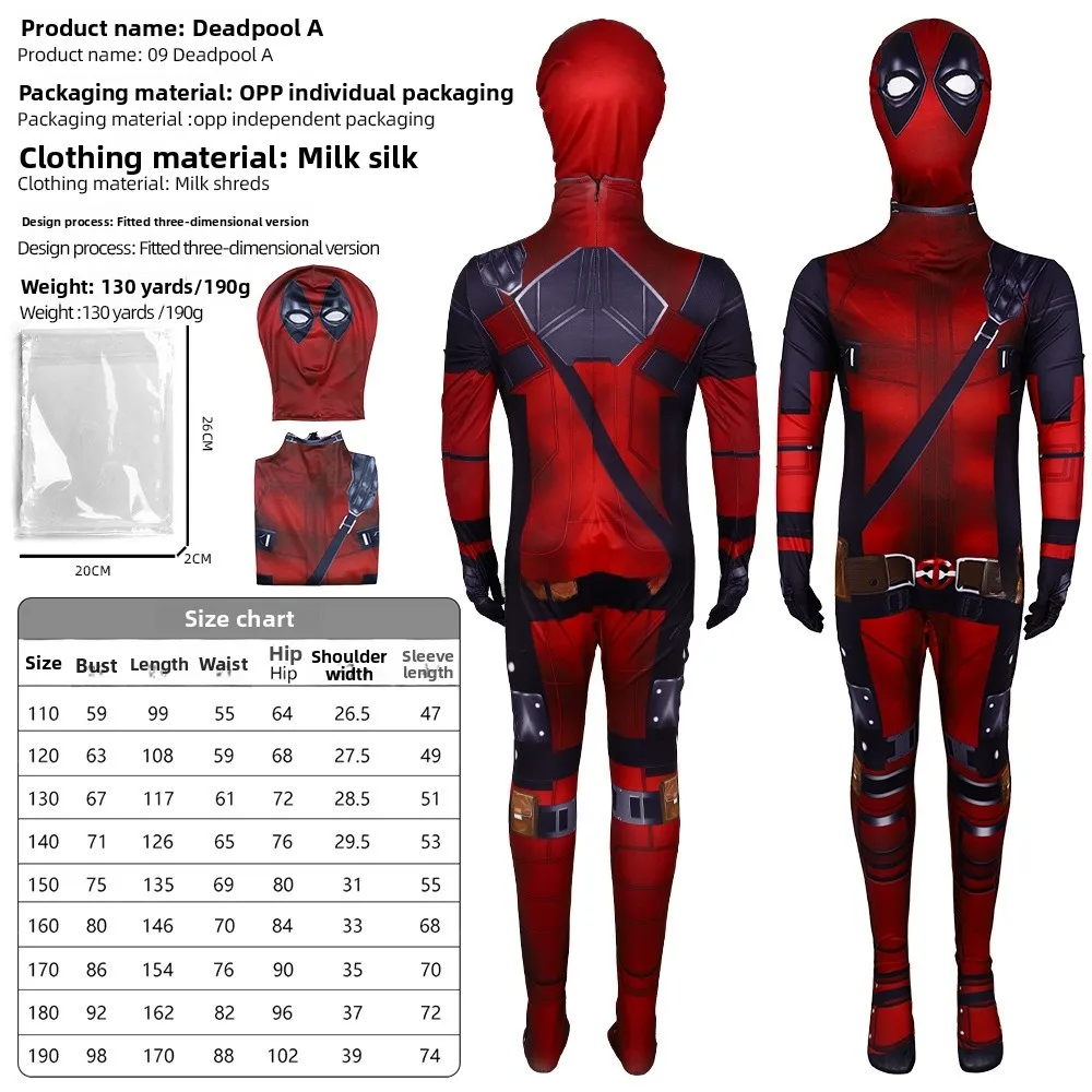 Deadpool 3 Wade Universe Performance All-in-One Tight Costume loween National Stage Costume Women's Faion Summer 2025