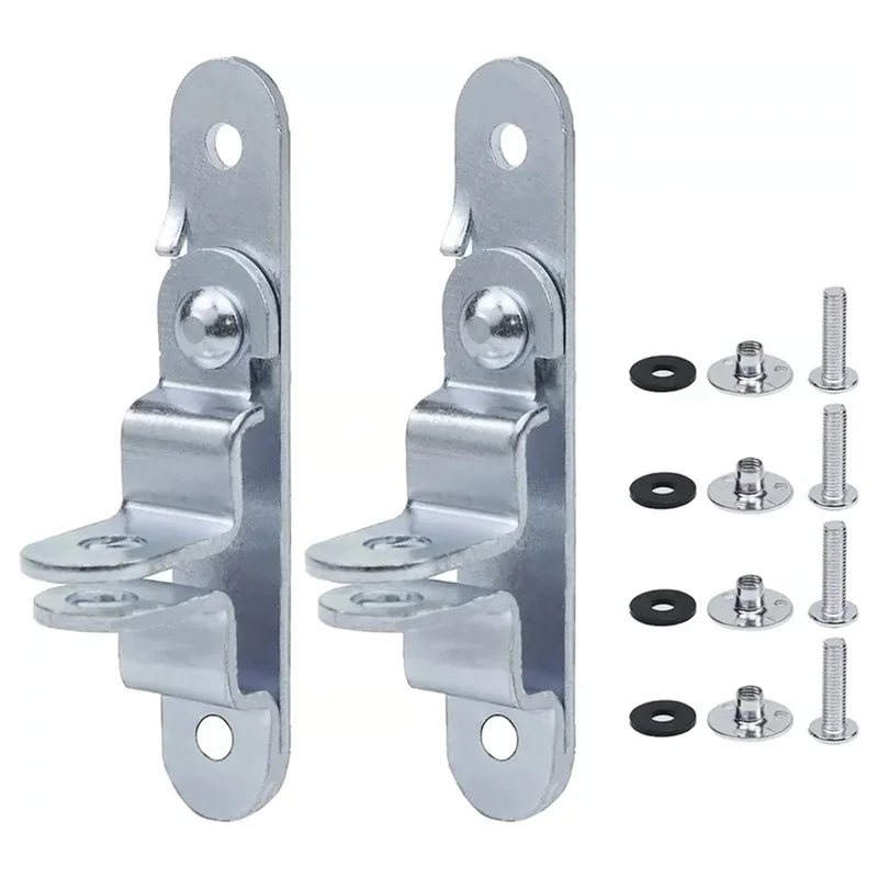 ABRU-2Pcs البضائع مقطورة الباب غلق بمشبك حارس قفل مقبض المغلقة سيارة محول ل المنحدر قفل مقطورة البضائع الباب غلق بمشبك قفل بمزلاج