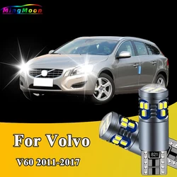 2Pcs T10 LED Bulbs Car Clearance Lamp For Volvo V60 2011 2012 2013 2014 2015 2016 2017 Car Interior Parking Lights