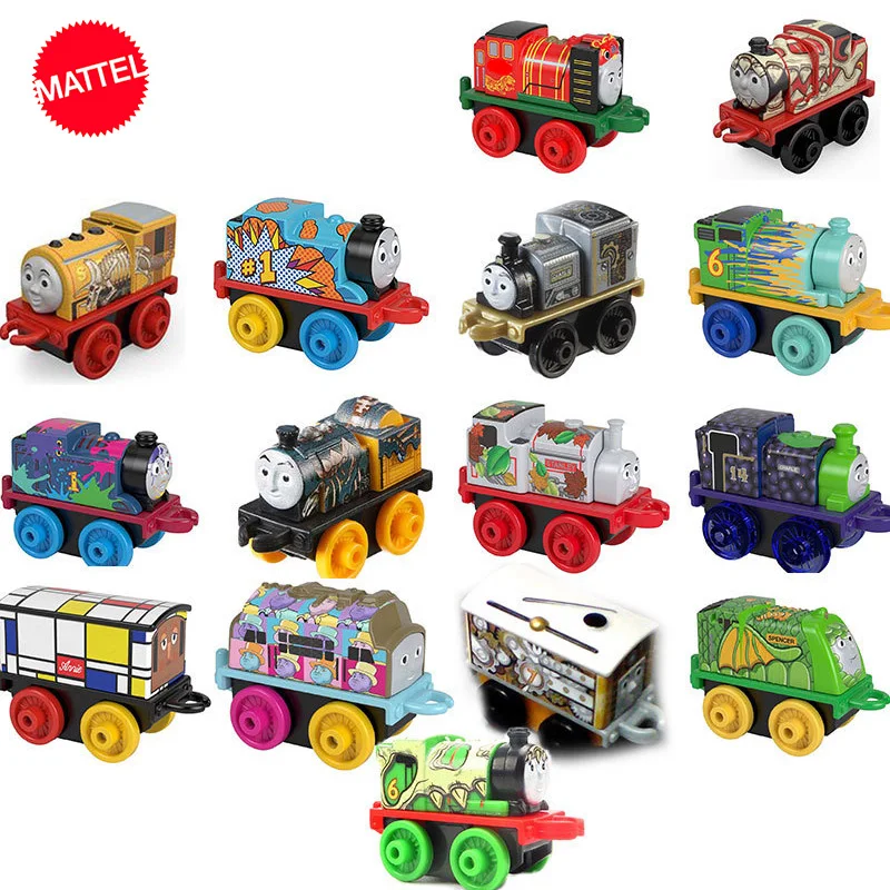 Juguetes originales de Thomas y Friends, tren de Minis de plástico enganchado, Gatour Gordon motores, modelo, regalo de cumpleaños para niños, colección