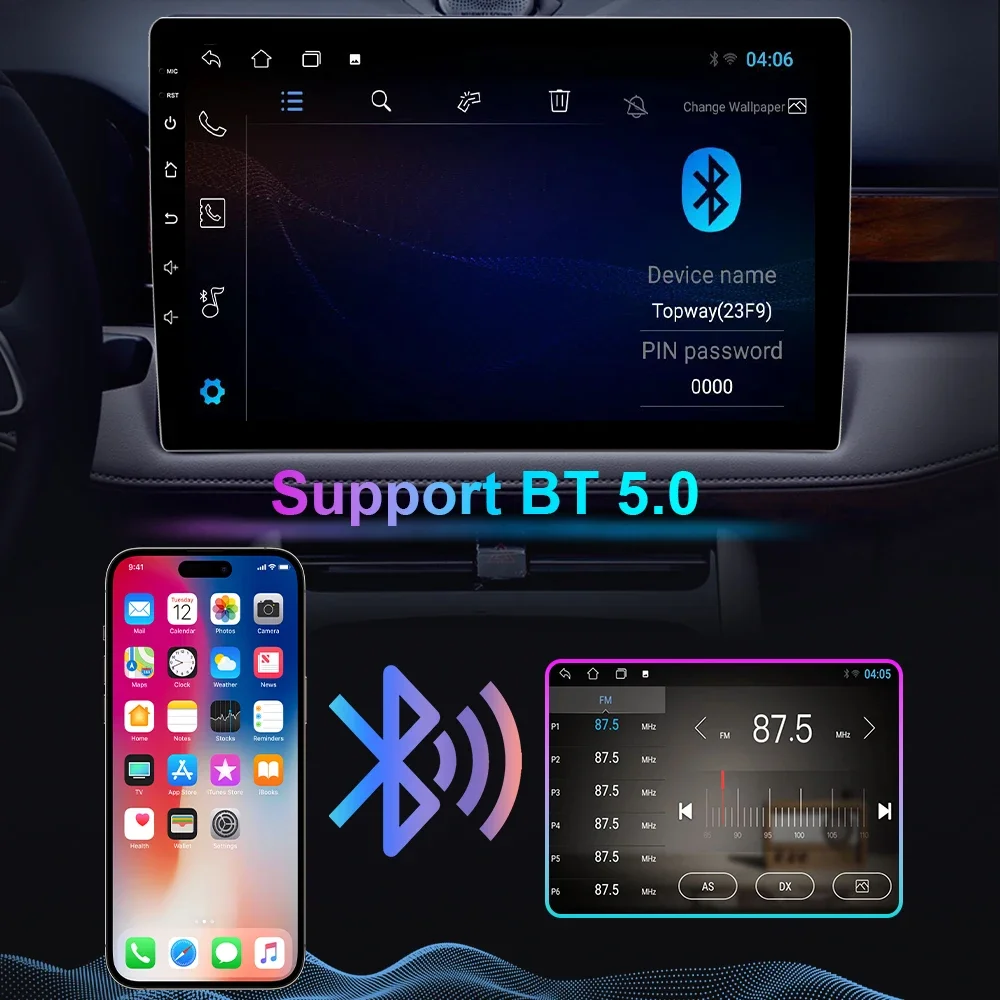 

Android 16 For Hyundai SONATA NF 2004 2005 2006 2007 2008 Carplay Car Radio Multimedia Player GPS Navigation BT DSP NO 2DIN DVD