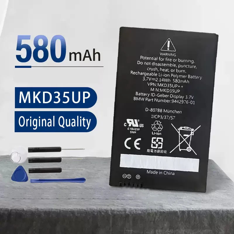 Akumulator MKD35UP 3.7V 580mAh do BMW serii 5 6 7 GT X3 X5 X6 X7 LCD Smart Key