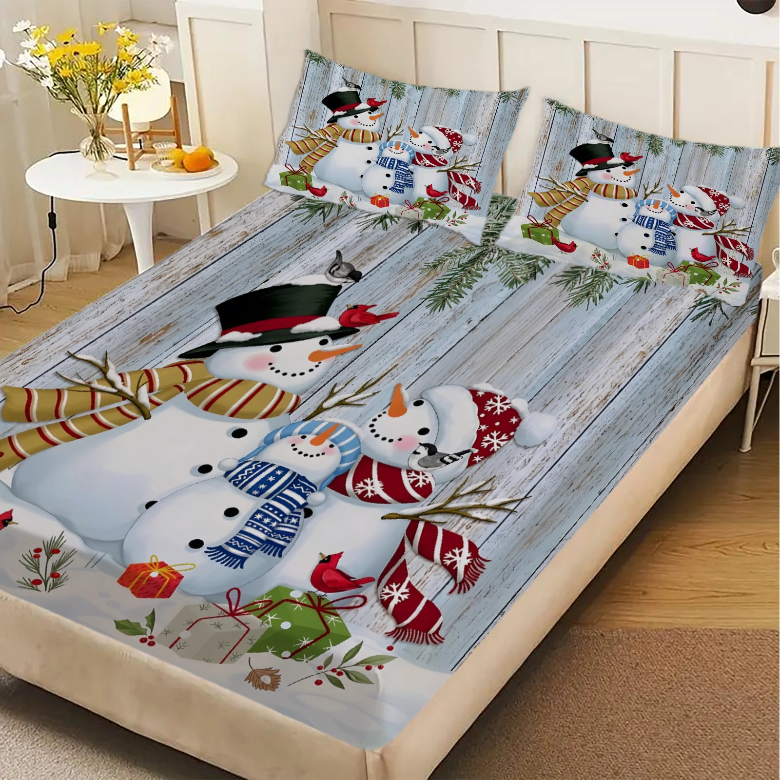 1 Stück Weihnachts-Spannbettla – Fitted Bed Sheets Deep Pocket Bewertung und Preis