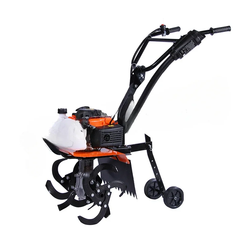 2/4 Stroke Power Tillers Weedmowers Portable Garden Mini Tillers Gasoline Agricultural Machinery Farm Soil