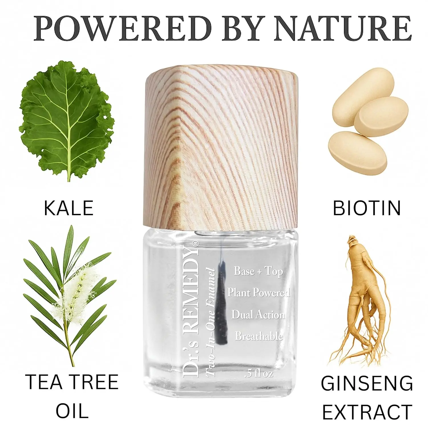 مجموعة معالجة تقوية الأظافر العضوية مكونة من 3 قطع مع زيت البشرة، وغير سامة وجميعها طبيعية للأظافر الصحية