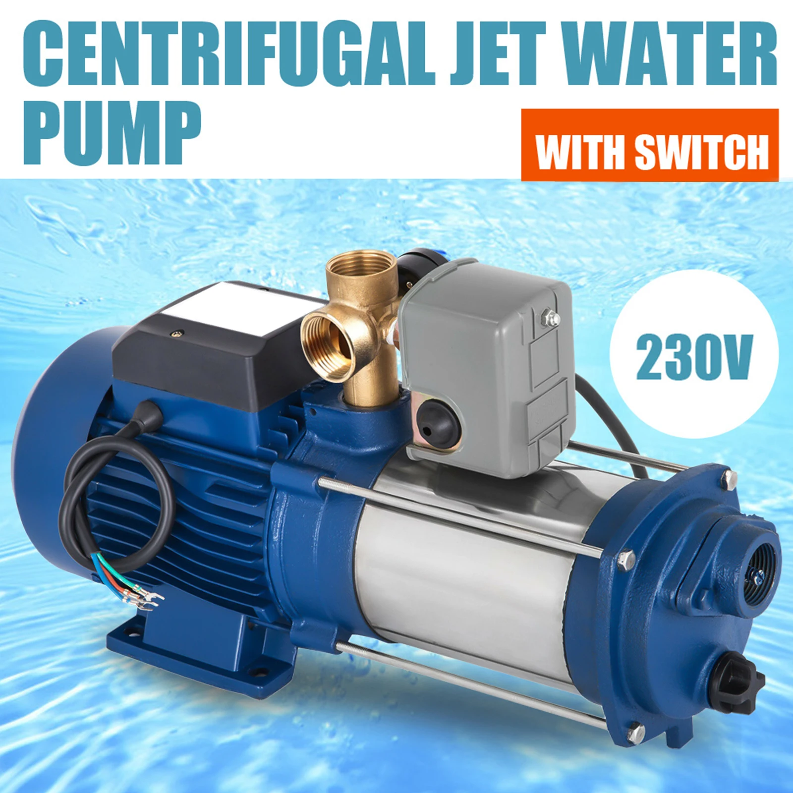 Water Booster Pump - 230V 1800W/2200W Water Transfer Pump - Jet Water Pump - For Garden For Home