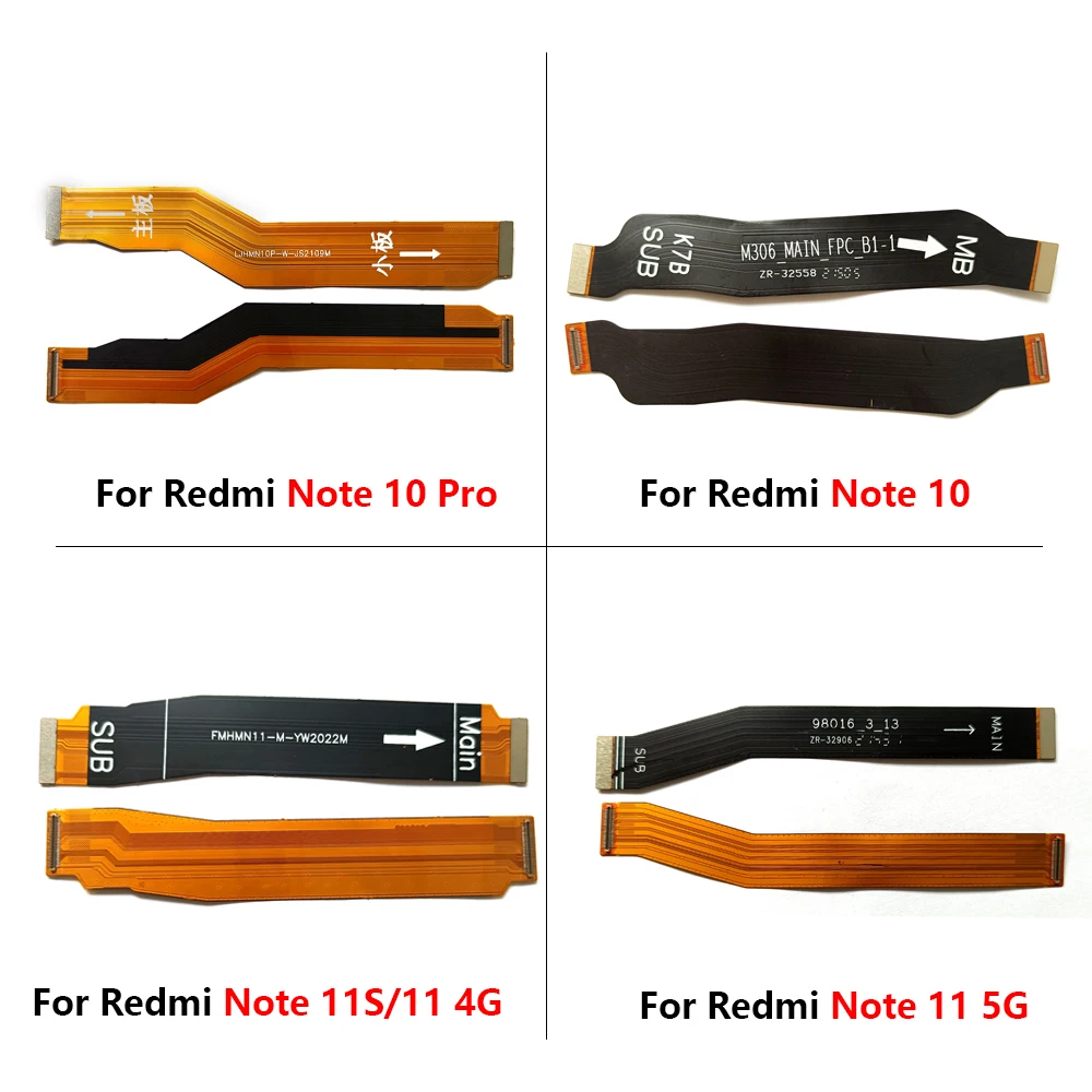 NEW Main FPC LCD Display Screen Ribbon Connect Mainboard Flex Cable For Redmi Note 10 Pro 10s Note 11S 11 4G 11 12 Pro Plus 5G